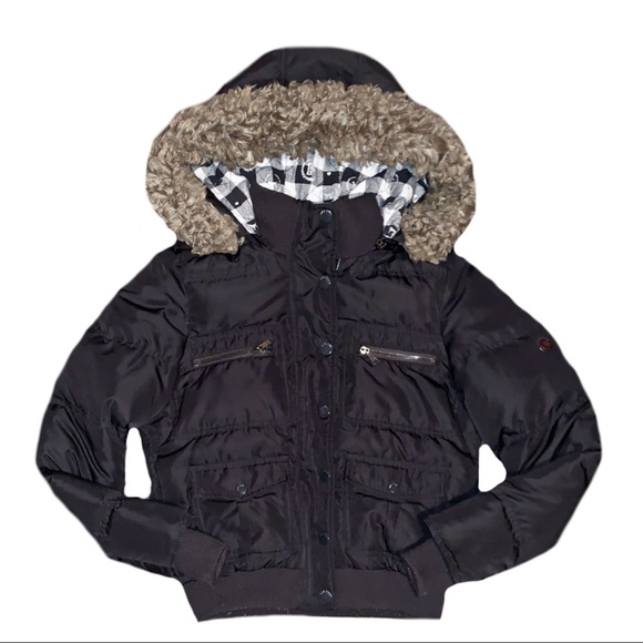 PINK Victoria's Secret Jackets & Blazers - VS PINK Black Puffer Jacket